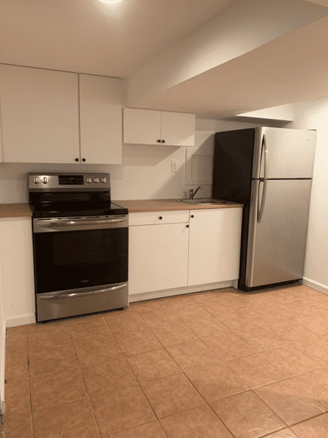 Modern Rental Unit Kitchen